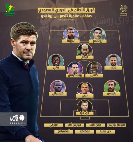 عکس | تیم رویایی در عربستان تشکیل شد! | اسطوره انگلیسی سرمربی منتخب جهان!