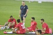 تصویر حرکت عجیب تیموریان وسط تمرین تیم ملی | آندو هوس بازی به سرش زد!