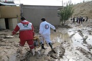 ببینید | سیلاب‌ شدید در استان اردبیل | ۴۰ دانش‌آموز با کمک هلال‌احمر جان سالم به در بردند