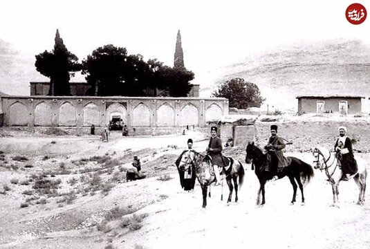 آرامگاه سعدی؛ یک قرن قبل
