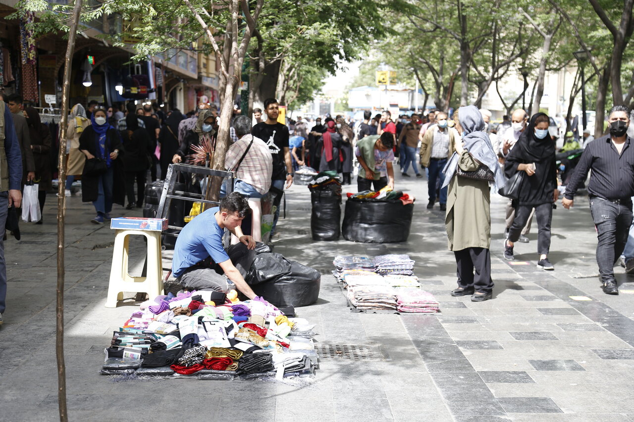 دستفروشان بازار تهران
