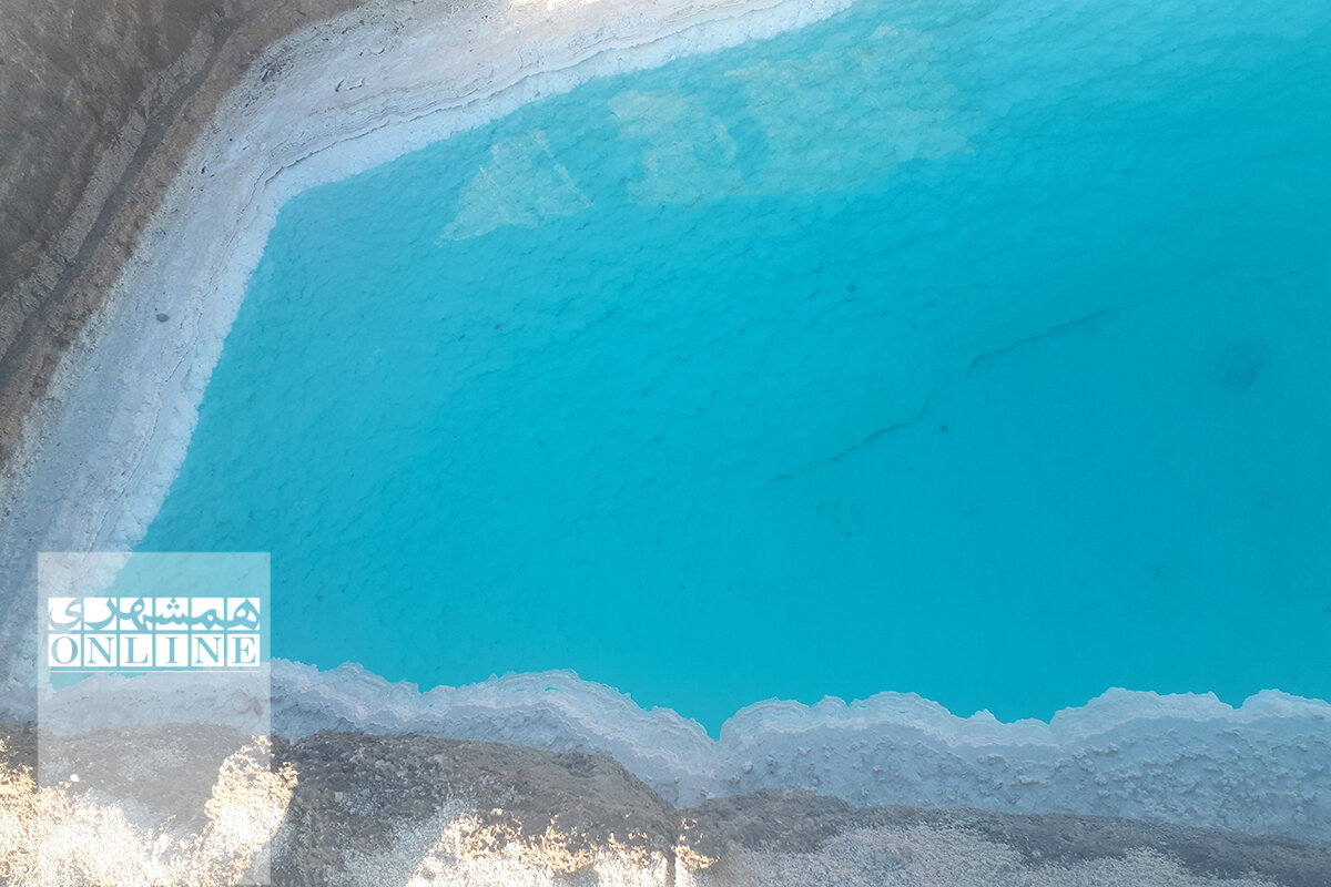 تصاویر تنها آبشار نمکی جهان در ایران | اینجا بهشتی در برهوت است! | بازدید از تخت عروس در دل کویر |حمام مرتضی علی کجاست؟