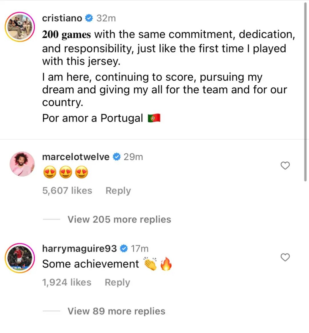 عکس | پیام غافلگیرکنندهای که رونالدو از رقیب دیرینهاش دریافت کرد