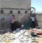 تخریب و پاکسازی پاتوق کارتن‌خواب‌ها در محله شهید رجایی