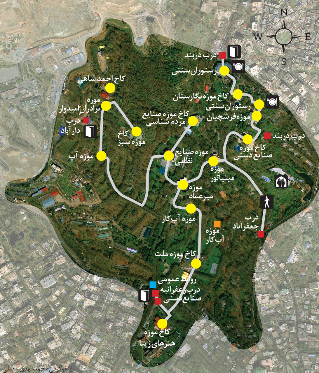 اینجا تفرجگاه شاهان قاجار و پهلوی بوده است
