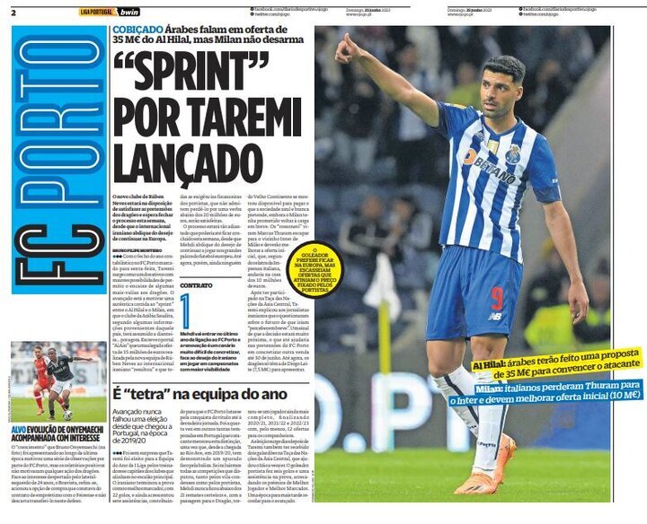 عکس | چشمک پورتو به پیشنهاد وسوسه انگیز  الهلال برای طارمی | میلان برای ستاره ایرانی قول داد