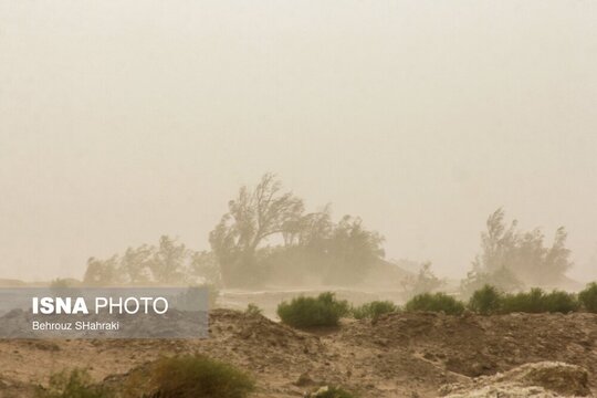 طوفان گرد و خاک در سیستان و بلوچستان