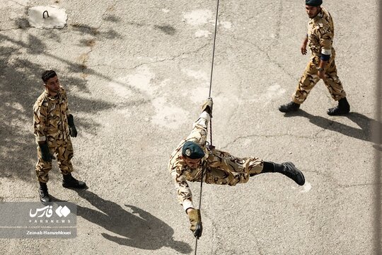 تمرینات ویژه کلاه‌سبزهای ارتش