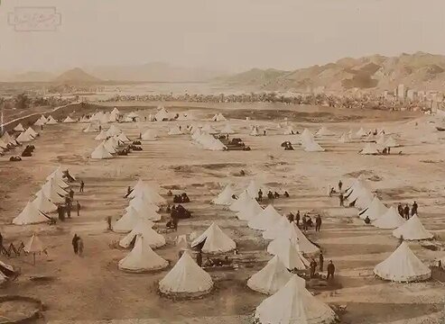 اولین عکس‎‎‌هایی که از صحرای عرفات گرفته شد