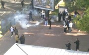 ببینید | آتش زدن مدرسه شبانه روزی در فرانسه توسط دانش‌آموزان معترض