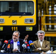 تصاویر | رونمایی از ۶ رام قطار متروی اورهال شده با حضور شهردار تهران