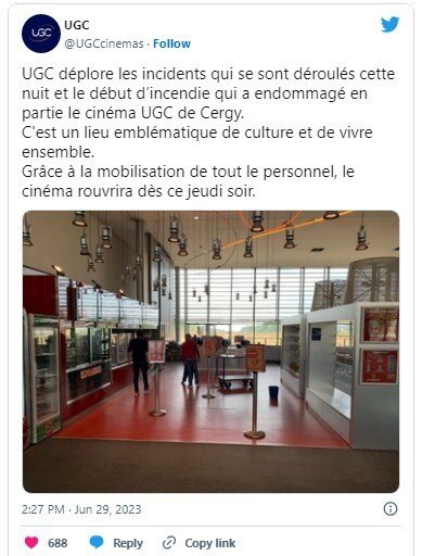 آخرین خبرها از ناآرامیهای فرانسه | سینماها تعطیل شد