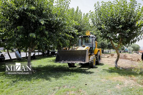 تخریب ساخت و سازهای غیرمجاز در خلازیر