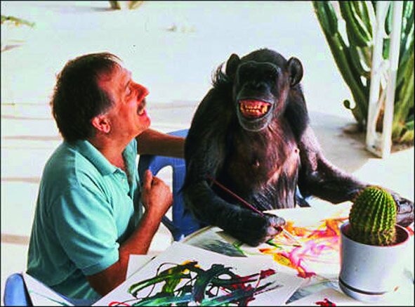 تصاویر حیوانات خارقالعادهای که نقاشی میکشند