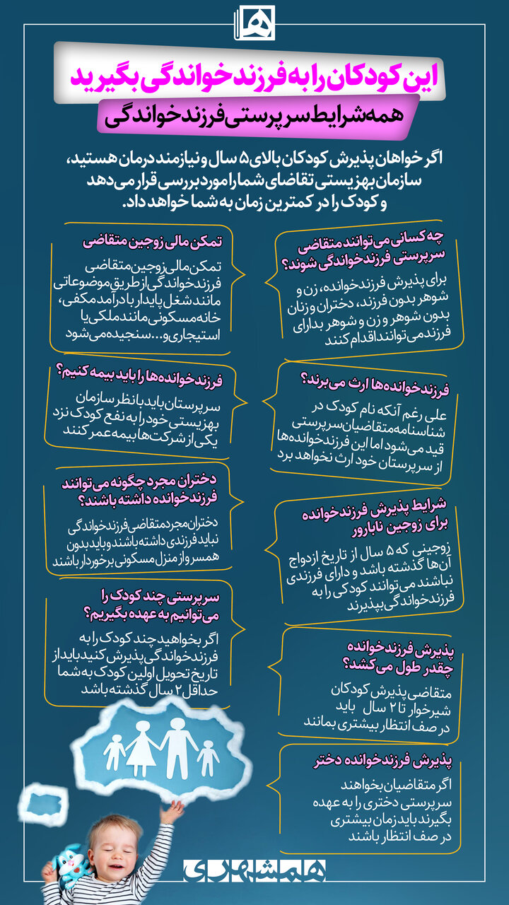 این کودکان را به فرزند خواندگی بگیرید | همه شرایط سرپرستی فرزندخواندگی