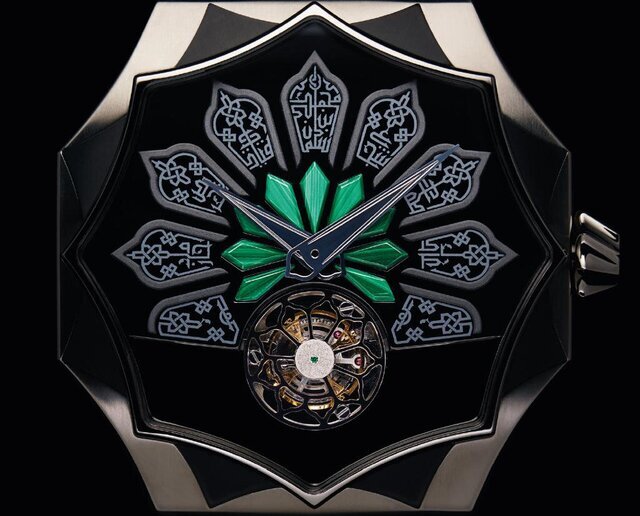 تصویر طرح خاص و اسلامی ساعت بن سلمان | ساعت لوکس ولیعهد عربستان را ببینید