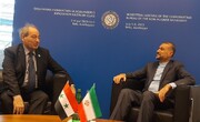 دیدار امیرعبداللهیان با وزیر امور خارجه سوریه در باکو
