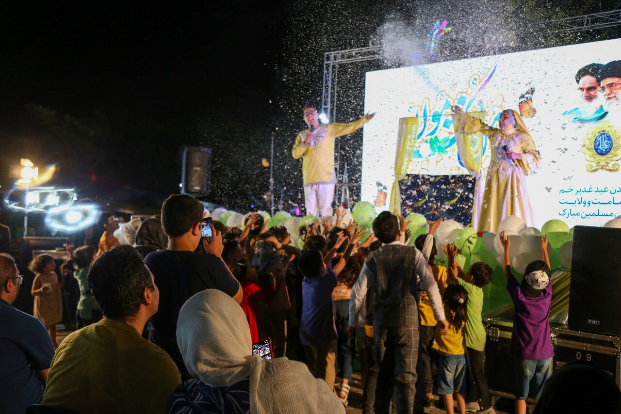 جشن عید غدیر و پویش فرشتگان سرزمین من در مجموعه تفریحی، ورزشی و فرهنگی توچال برگزار شد