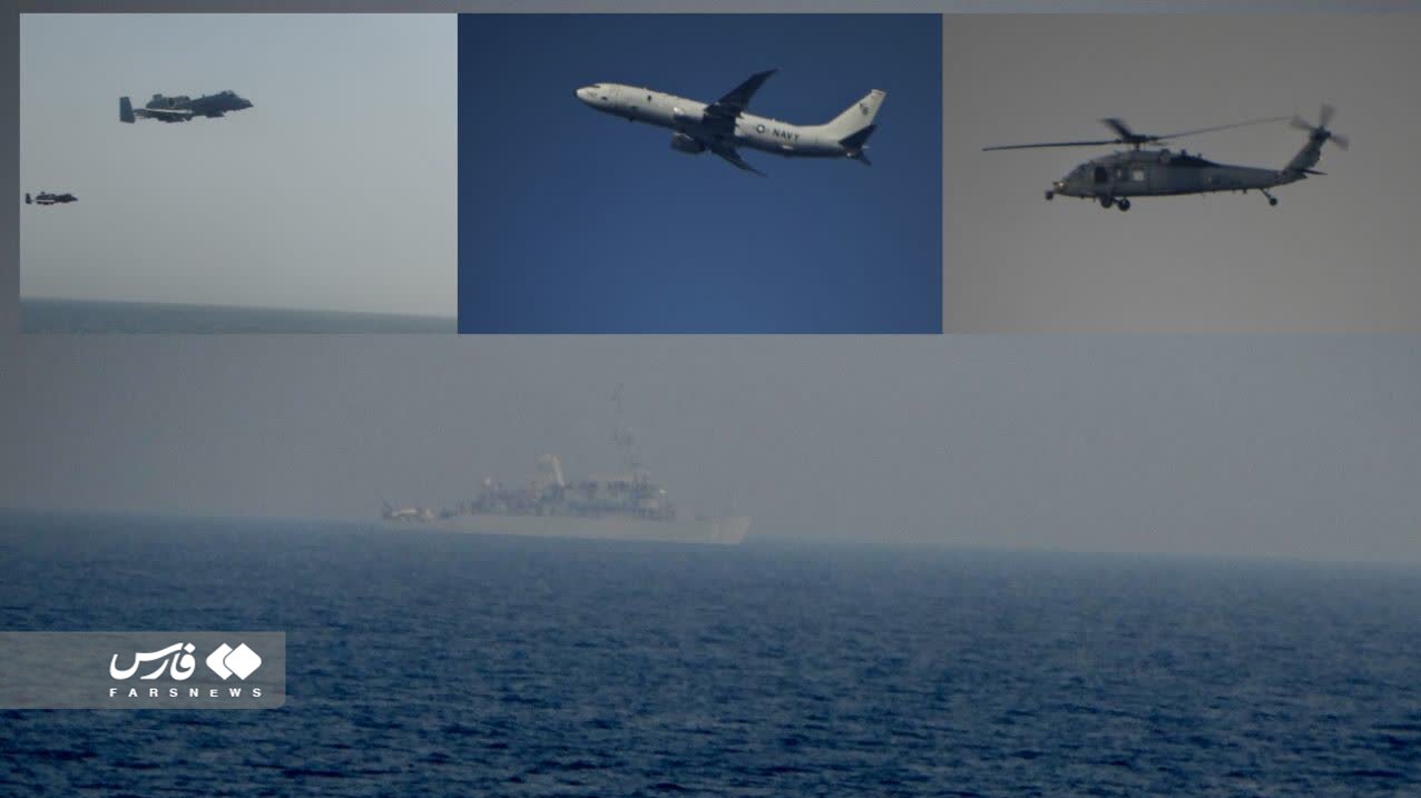 تصاویر کشتی توقیفی مورد حمایت آمریکا به‌همراه تجهیزات حمایتی