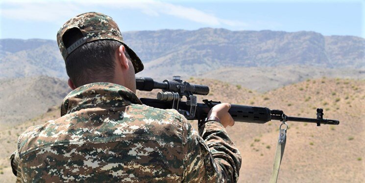 جان باختن یک سرباز جمهوری آذربایجان در مرز ارمنستان | وزارت دفاع جمهوری آذربایجان بیانیه داد