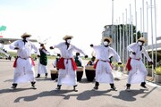 ببینید | اوگاندایی ها با این رقص عجیب از ابراهیم رئیسی استقبال کردند