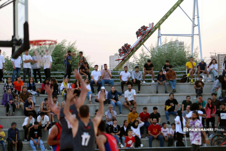 برگزاری لیگ ملی بسکتبال سه نفره در دریاچه شهدای خلیج فارس