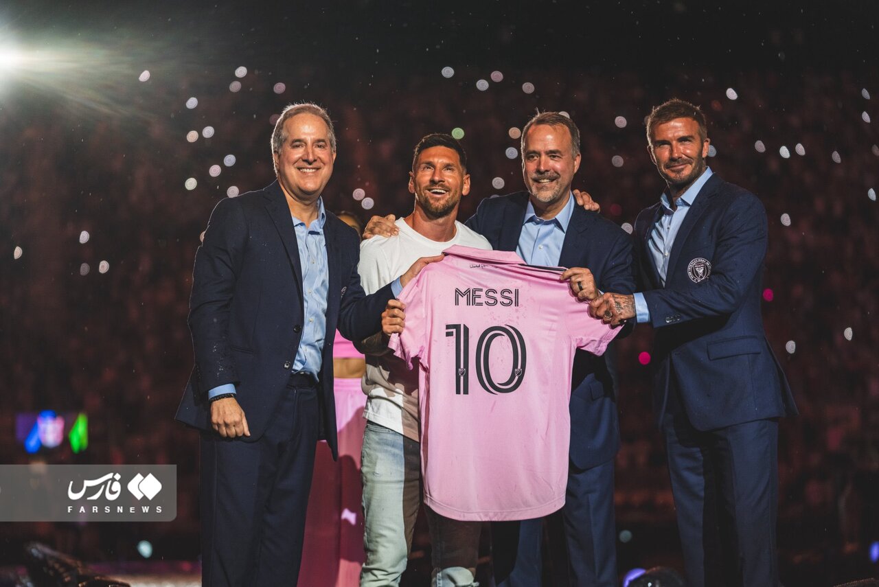 تصاویر | مسی در آمریکا آتشبازی به راه انداخت