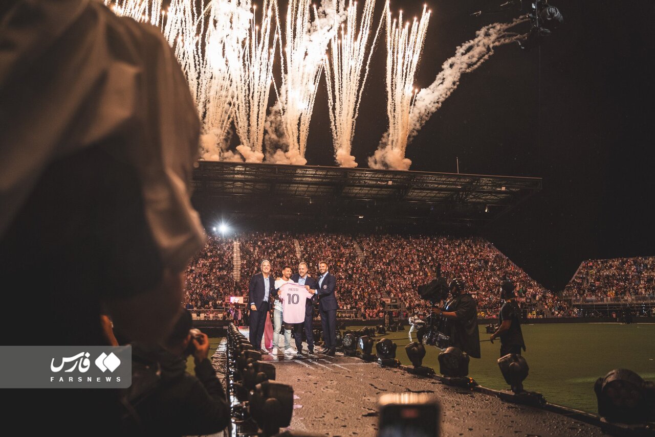 تصاویر | مسی در آمریکا آتشبازی به راه انداخت