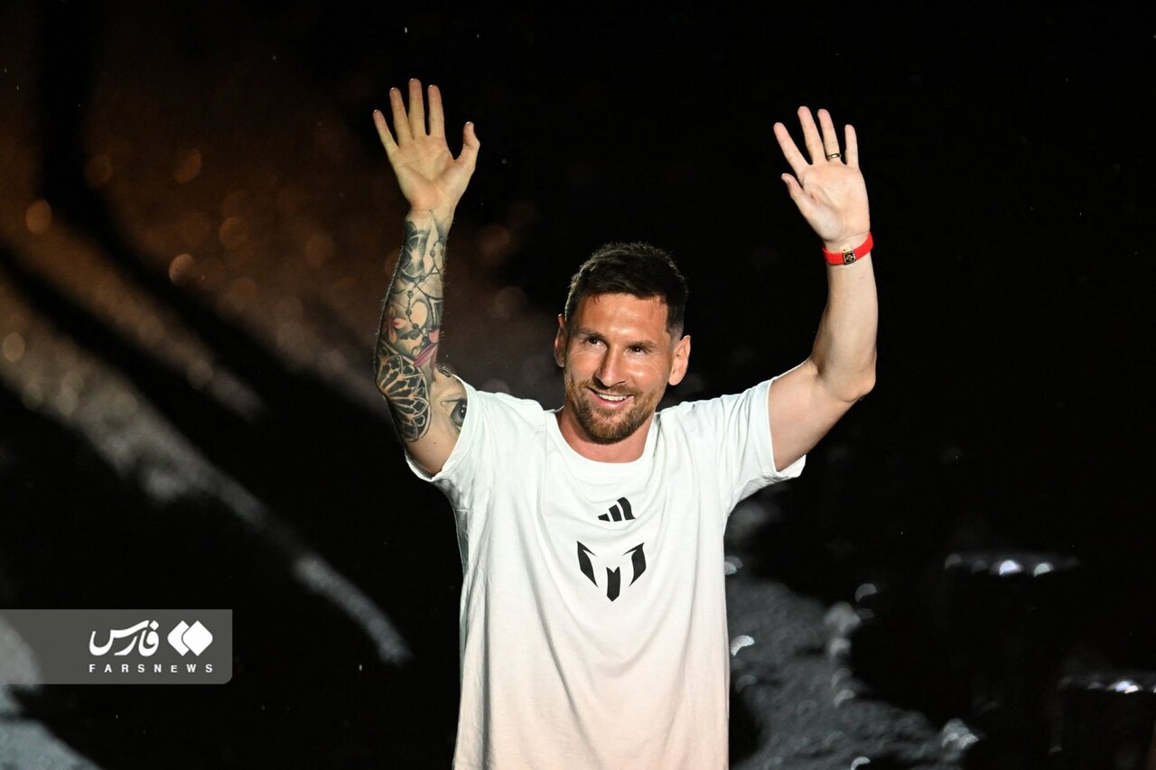 تصاویر | مسی در آمریکا آتشبازی به راه انداخت