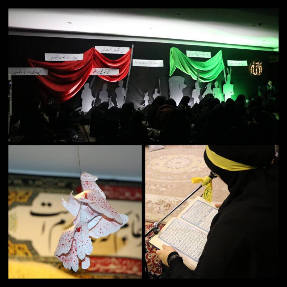 ببینید | مراسم عزاداری دهه اول محرم ویژه دختران نوجوان بالای ١٣ سال در هیئت دختران ریحانةالنبی(ص)