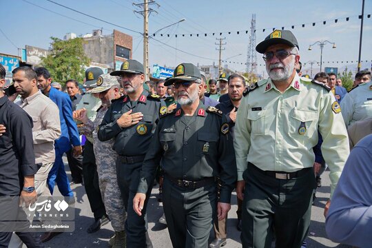 تشییع دو شهید فراجا در «یاسوج»