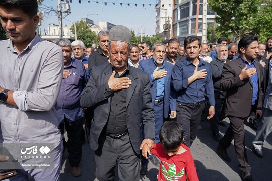 تشییع دو شهید فراجا در «یاسوج»