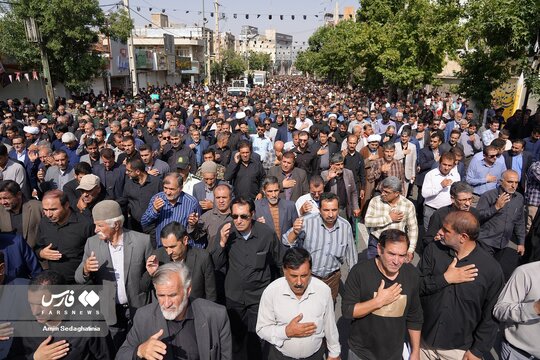 تشییع دو شهید فراجا در «یاسوج»