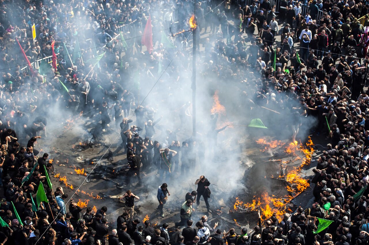 سوختن خیمه و دل عزاداران در گلوبندک