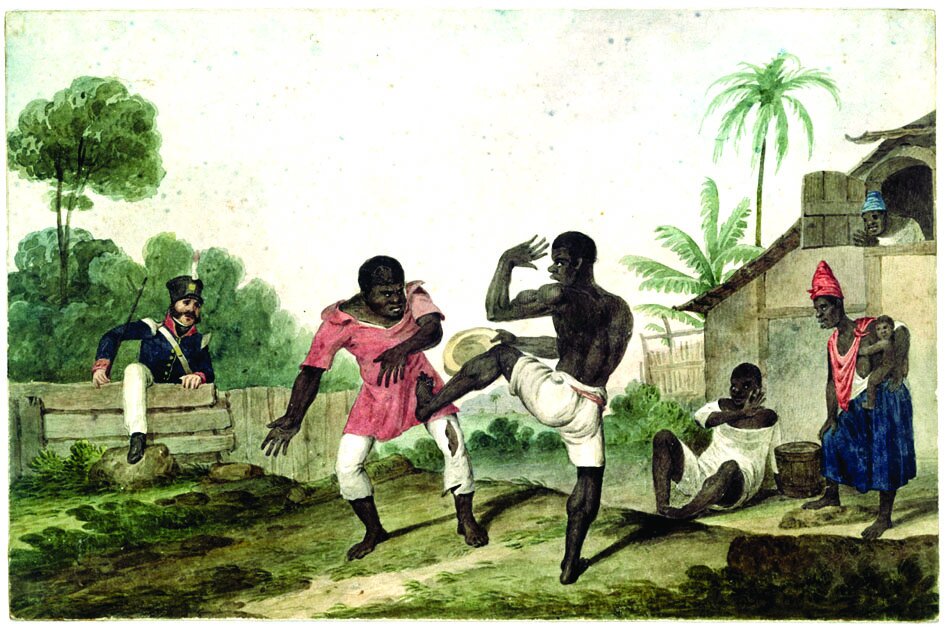 ورزش رزمی مخصوص بردگان ؛ این ورزش برگرفته از شیوه مبارزه خروس‌های جنگی است