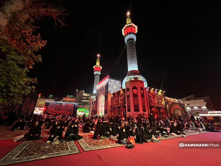 عزاداری شب پنجم محرم در امام‌زاده صالح (ع) تجریش