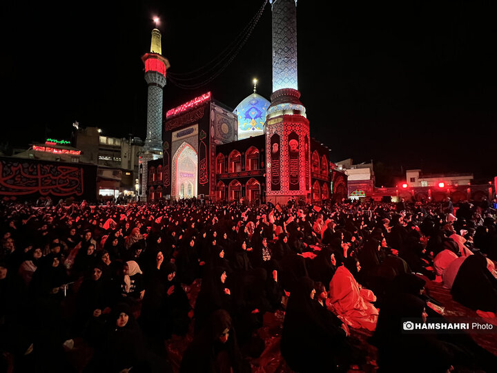 عزاداری شب پنجم محرم در امام‌زاده صالح (ع) تجریش