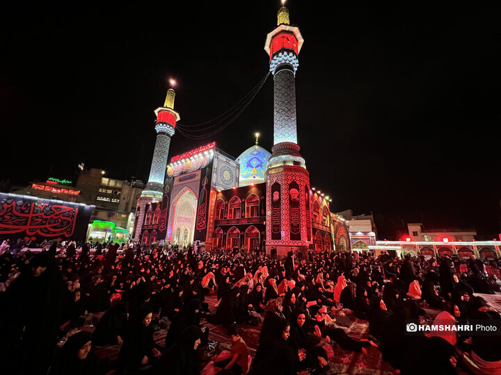 عزاداری شب پنجم محرم در امام‌زاده صالح (ع) تجریش