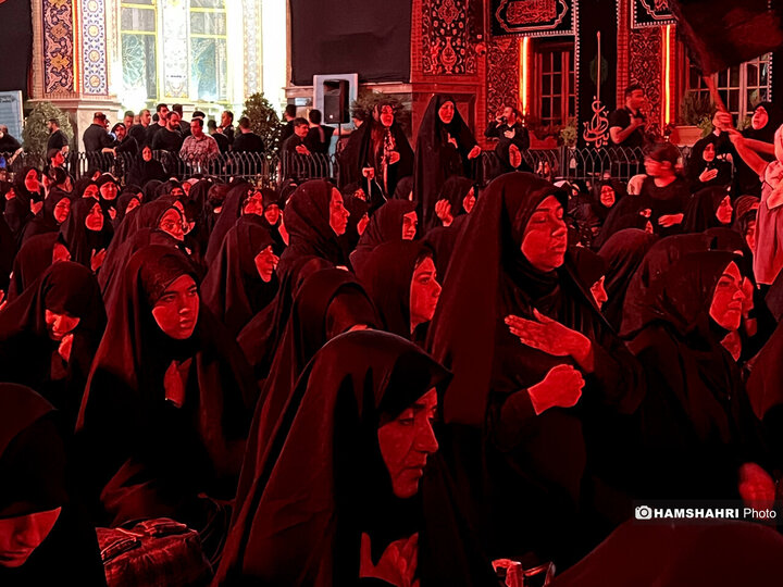 عزاداری شب پنجم محرم در امام‌زاده صالح (ع) تجریش