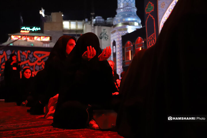 عزاداری شب پنجم محرم در امام‌زاده صالح (ع) تجریش