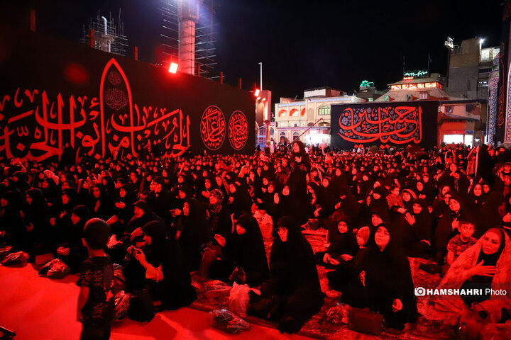 عزاداری شب پنجم محرم در امام‌زاده صالح (ع) تجریش