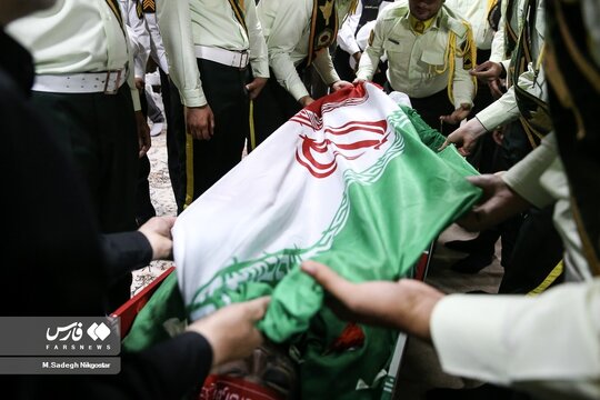 وداع با شهدای حمله تروریستی جاده خاش- تفتان
