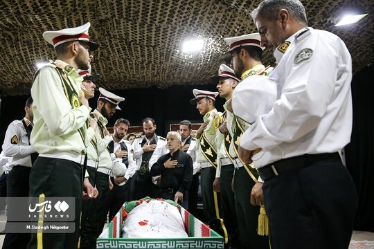 وداع با شهدای حمله تروریستی جاده خاش- تفتان