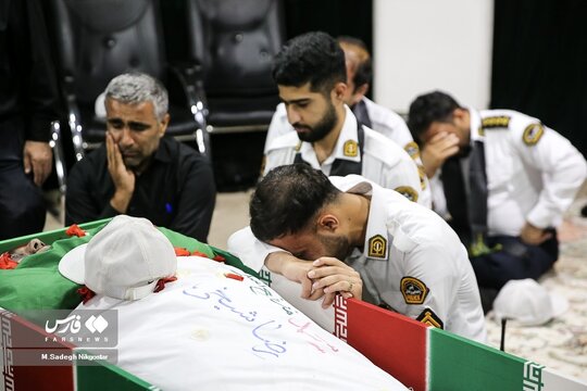 وداع با شهدای حمله تروریستی جاده خاش- تفتان