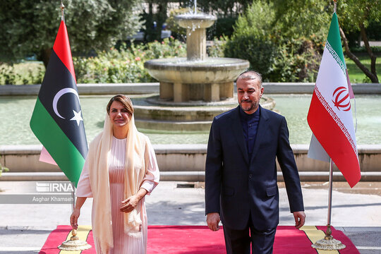 دیدار وزرای خارجه لیبی و ایران