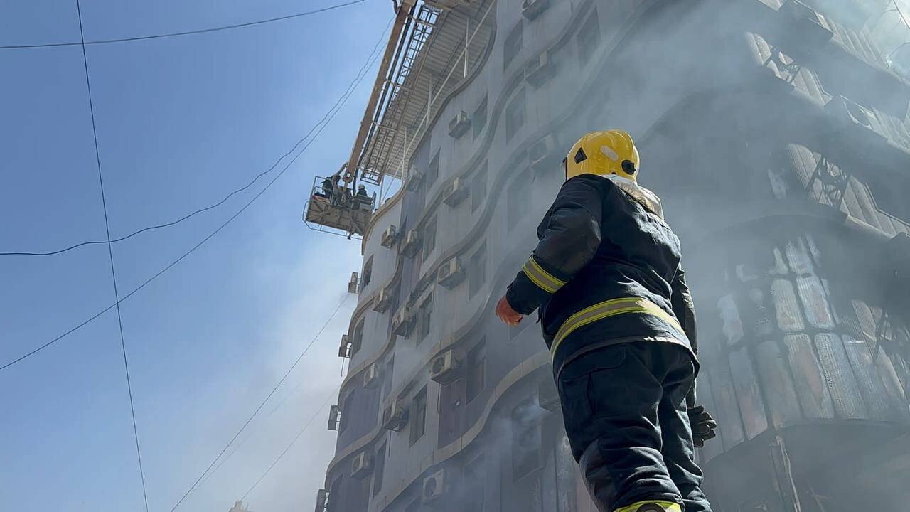 آتش سوزی در هتل زائران ایرانی در نجف