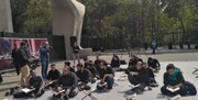 تصاویر | تجمع دانشجویان مقابل دانشگاه تهران در محکومیت اهانت به قرآن