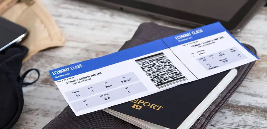 روش خواندن اطلاعات بلیط هواپیما خارجی