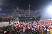 تصاویر | نمایش تسلیحات اتمی و پهپاد جدید در «روز پیروزی» کره شمالی