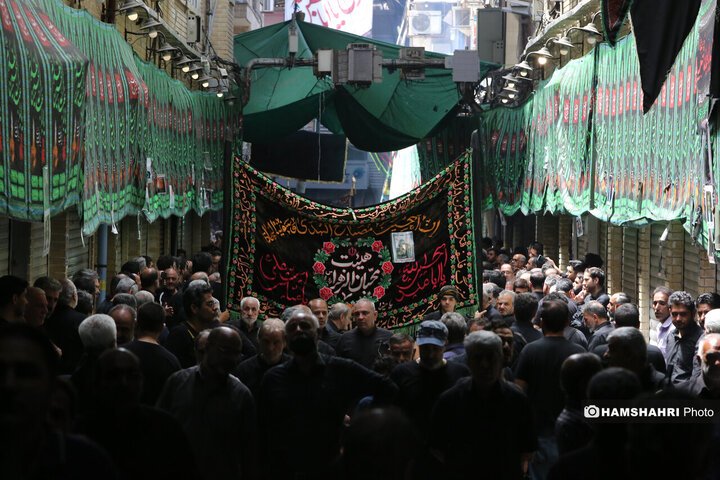 عاشورای حسینی در بازار تهران
